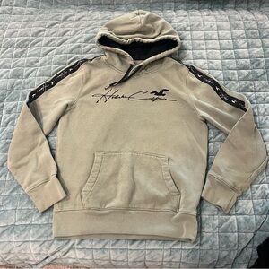Hollister Olive Hoodie with Black Details